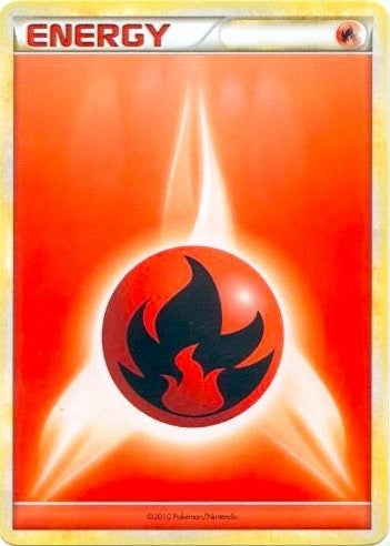 Image for Fire Energy (2010 Unnumbered HGSS Style Non-Holo) (League & Championship Cards) (PR) - Pokemon