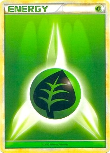 Image for Grass Energy (2010 Unnumbered HGSS Style Non-Holo) (League & Championship Cards) (PR) - Pokemon