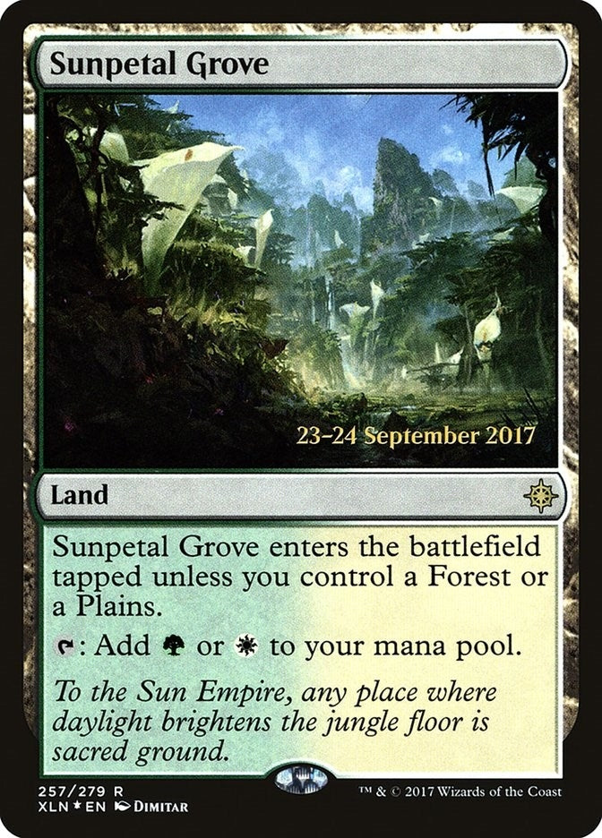 Sunpetal Grove (257) (Prerelease Cards)