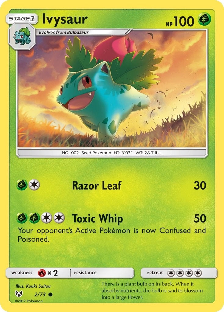 Image for Ivysaur (2/73) (Shining Legends) (SHL) - Pokemon