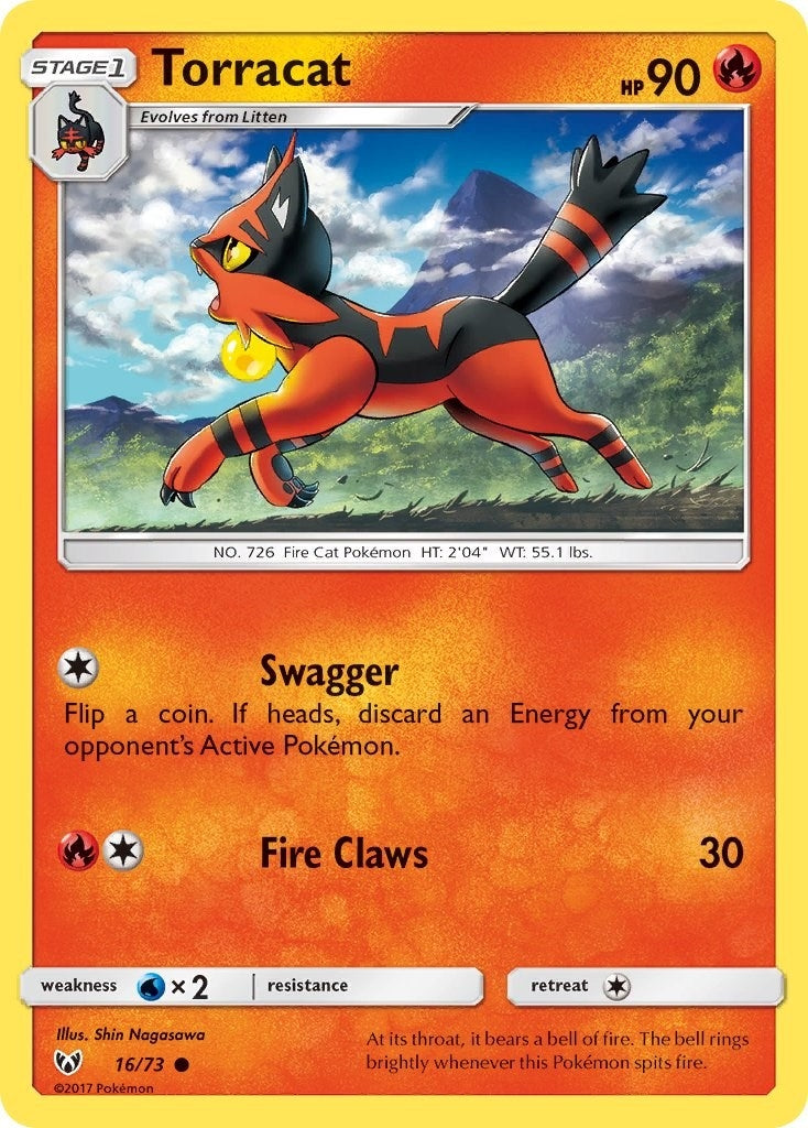 Image for Torracat (16/73) (Shining Legends) (SHL) - Pokemon