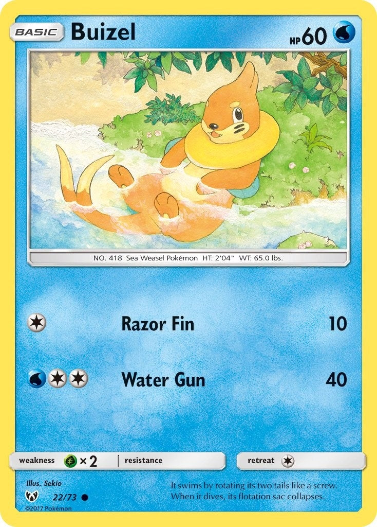 Image for Buizel (22/73) (Shining Legends) (SHL) - Pokemon