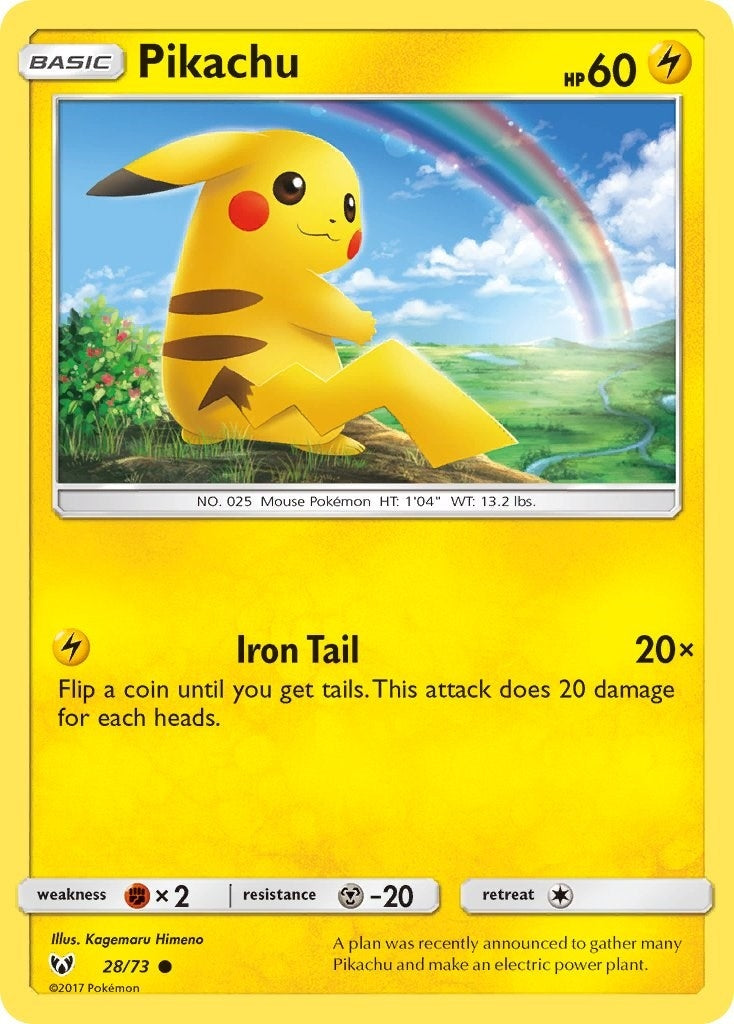 Image for Pikachu (28/73) (Shining Legends) (SHL) - Pokemon