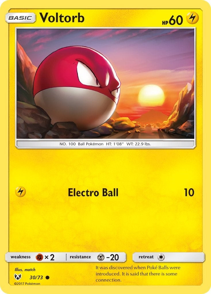 Image for Voltorb (30/73) (Shining Legends) (SHL) - Pokemon