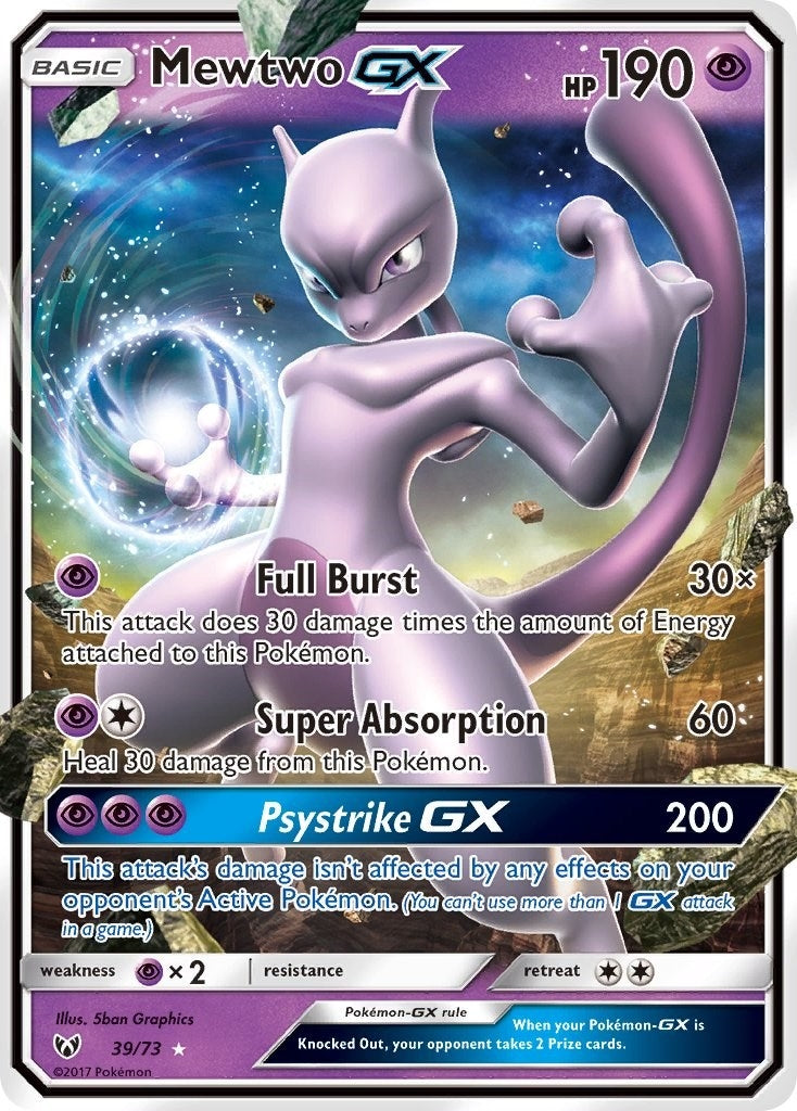 Image for Mewtwo GX (39/73) (Shining Legends) (SHL) - Pokemon