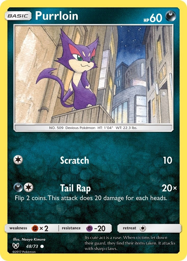 Image for Purrloin (48/73) (Shining Legends) (SHL) - Pokemon