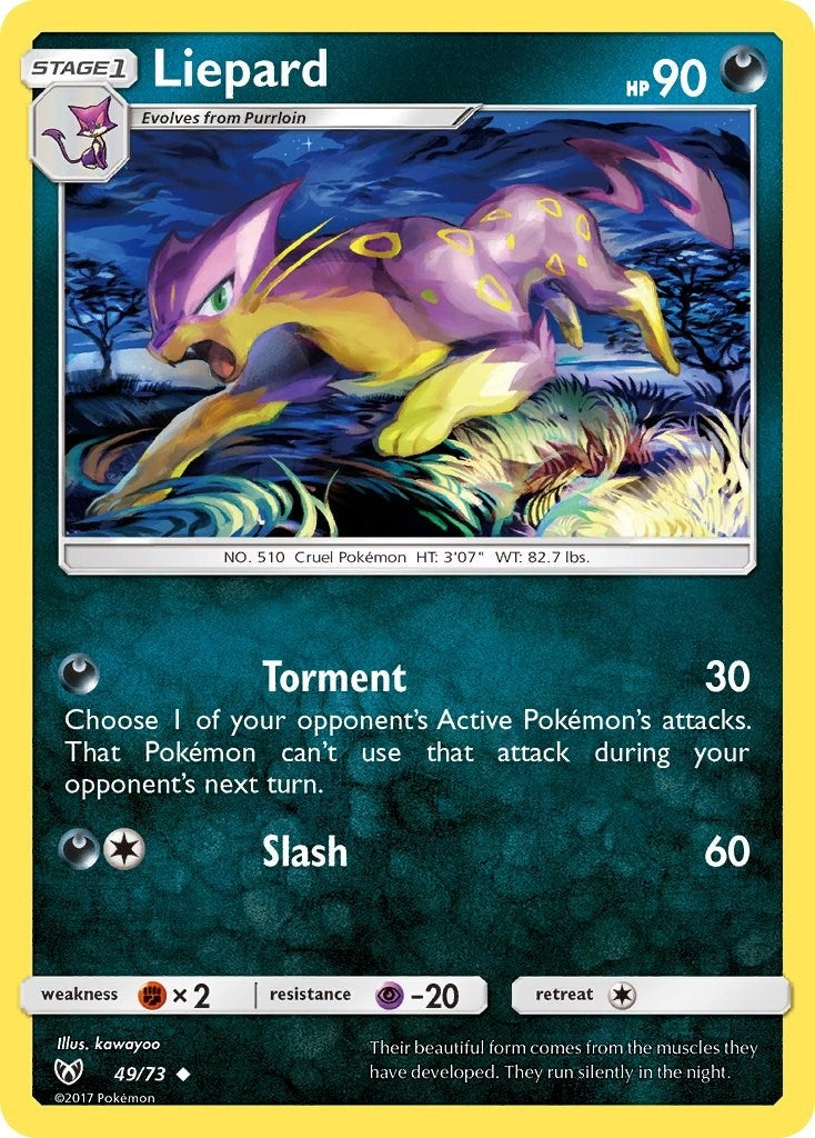 Image for Liepard (49/73) (Shining Legends) (SHL) - Pokemon