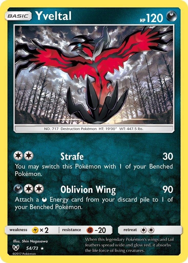 Image for Yveltal (54/73) (Shining Legends) (SHL) - Pokemon