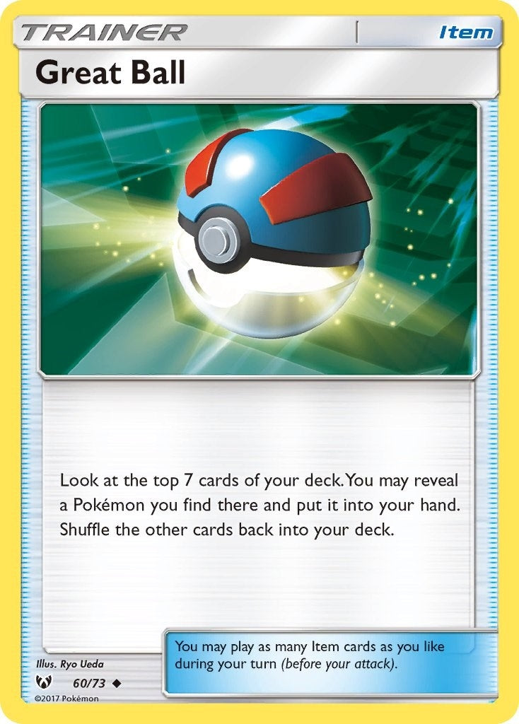 Image for Great Ball (60/73) (Shining Legends) (SHL) - Pokemon