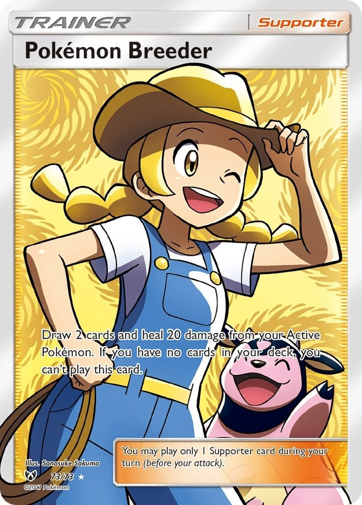 Image for Pokemon Breeder (Full Art) (73/73) (Shining Legends) (SHL) - Pokemon