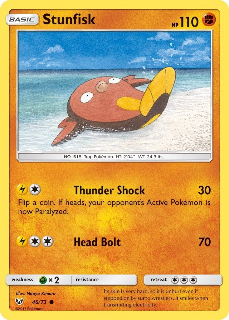 Image for Stunfisk (46/73) (Shining Legends) (SHL) - Pokemon