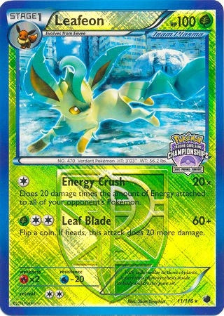 Image for Leafeon - 11/116 (State Championships) (011/116) (League & Championship Cards) (PR) - Pokemon