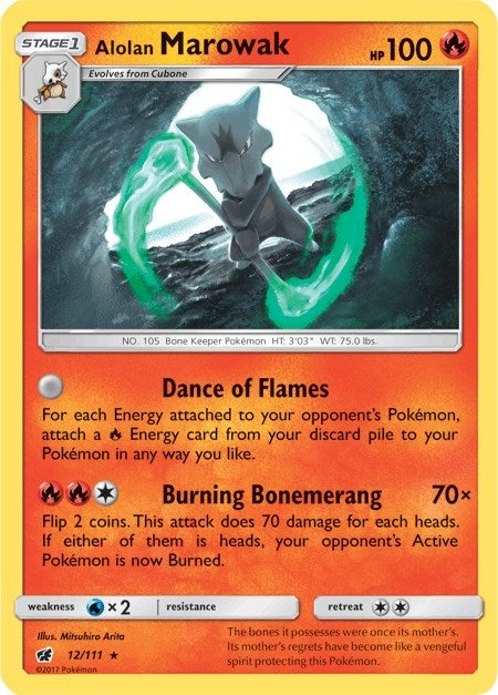Image for Alolan Marowak (12/111) (SM - Crimson Invasion) (SM04) - Pokemon