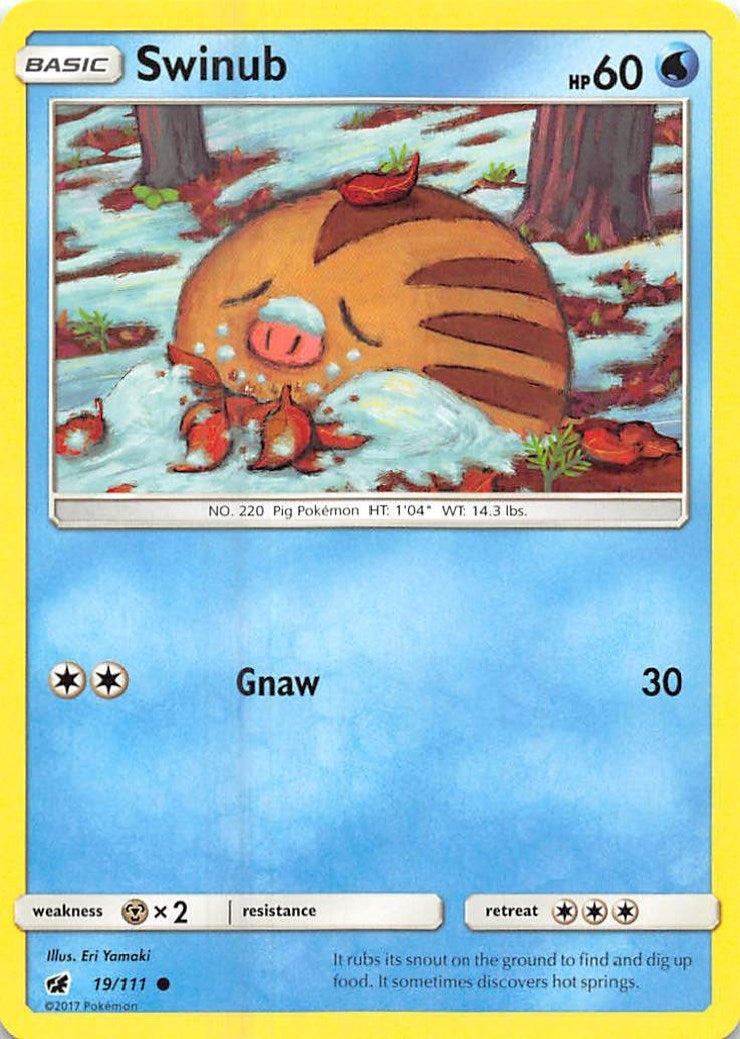 Image for Swinub (19/111) (SM - Crimson Invasion) (SM04) - Pokemon