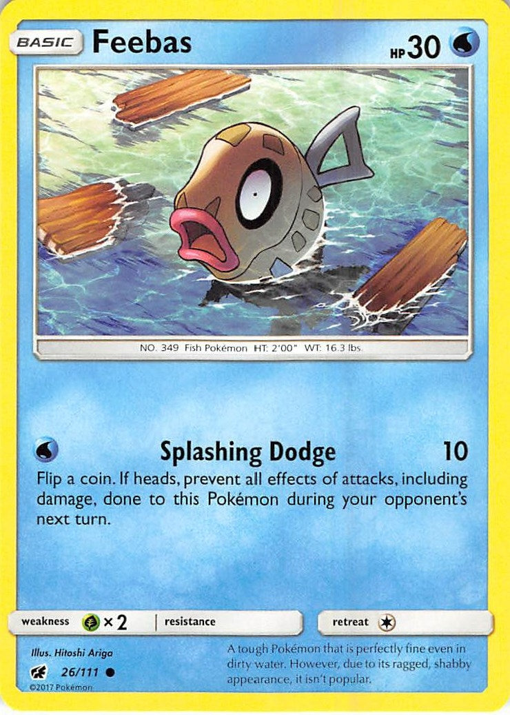 Image for Feebas (26/111) (SM - Crimson Invasion) (SM04) - Pokemon