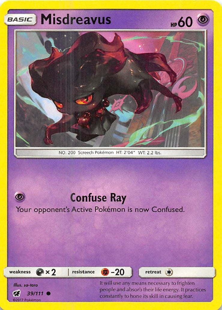 Image for Misdreavus (39/111) (SM - Crimson Invasion) (SM04) - Pokemon