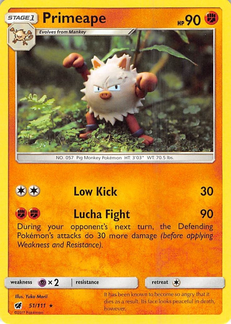 Image for Primeape (51/111) (SM - Crimson Invasion) (SM04) - Pokemon