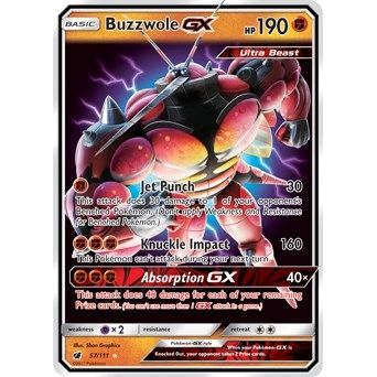 Image for Buzzwole GX (57/111) (SM - Crimson Invasion) - Pokemon