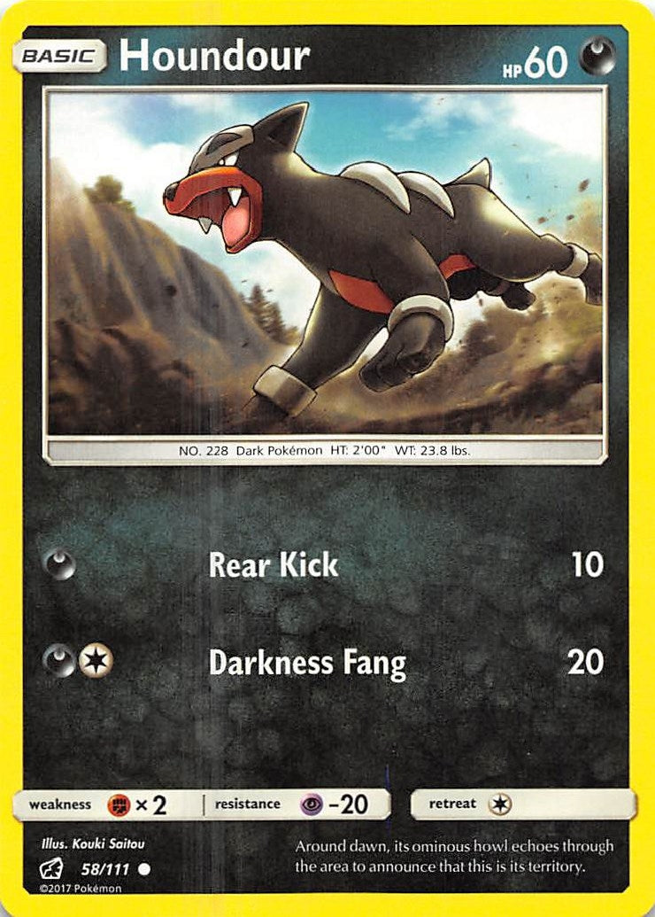Image for Houndour (58/111) (SM - Crimson Invasion) (SM04) - Pokemon