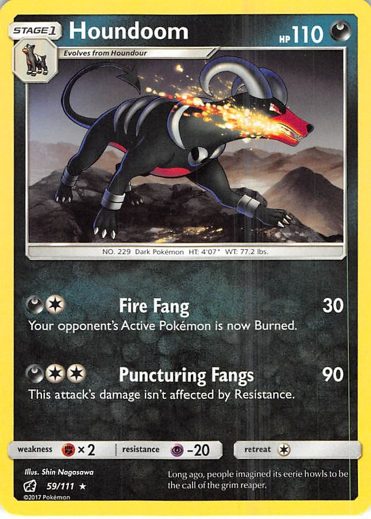 Image for Houndoom (59/111) (SM - Crimson Invasion) (SM04) - Pokemon