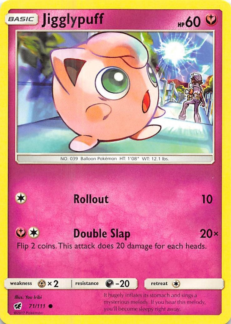 Image for Jigglypuff (71/111) (SM - Crimson Invasion) (SM04) - Pokemon