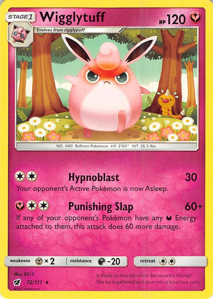 Image for Wigglytuff (72/111) (SM - Crimson Invasion) (SM04) - Pokemon