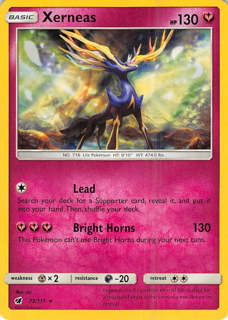 Image for Xerneas (73/111) (SM - Crimson Invasion) (SM04) - Pokemon