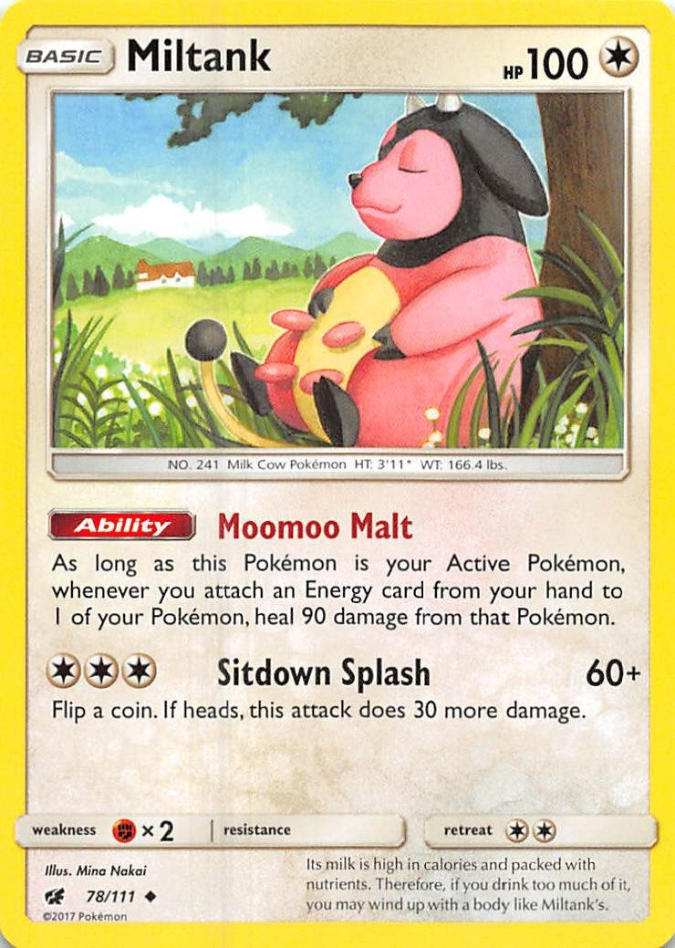 Image for Miltank (78/111) (SM - Crimson Invasion) (SM04) - Pokemon