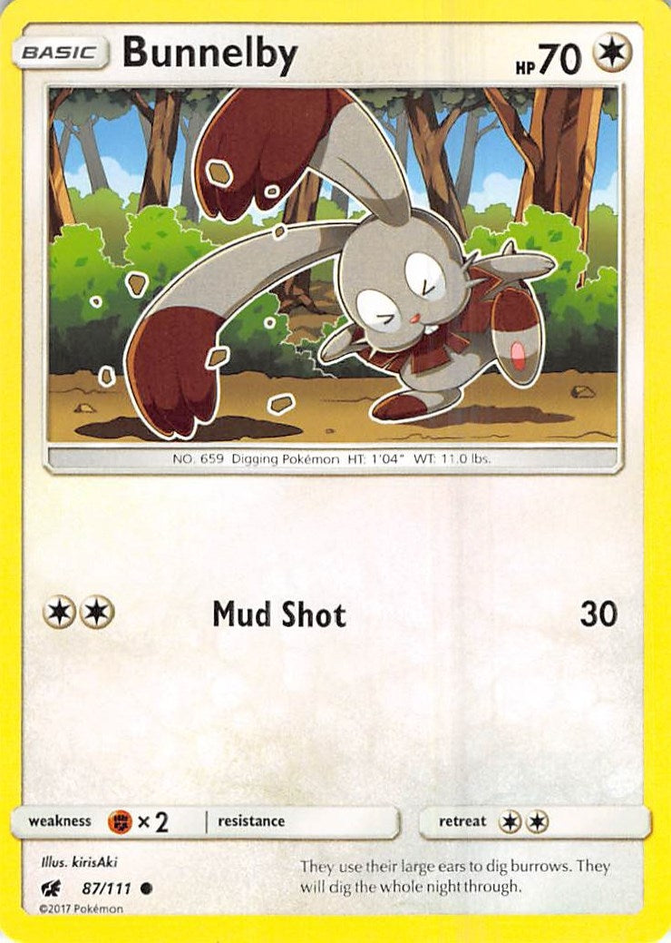 Image for Bunnelby (87/111) (SM - Crimson Invasion) (SM04) - Pokemon
