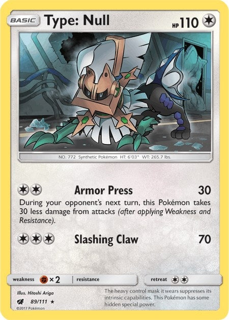 Image for Type: Null (89/111) (SM - Crimson Invasion) (SM04) - Pokemon