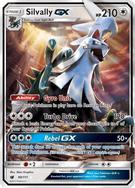 Image for Silvally GX (90/111) (SM - Crimson Invasion) (SM04) - Pokemon
