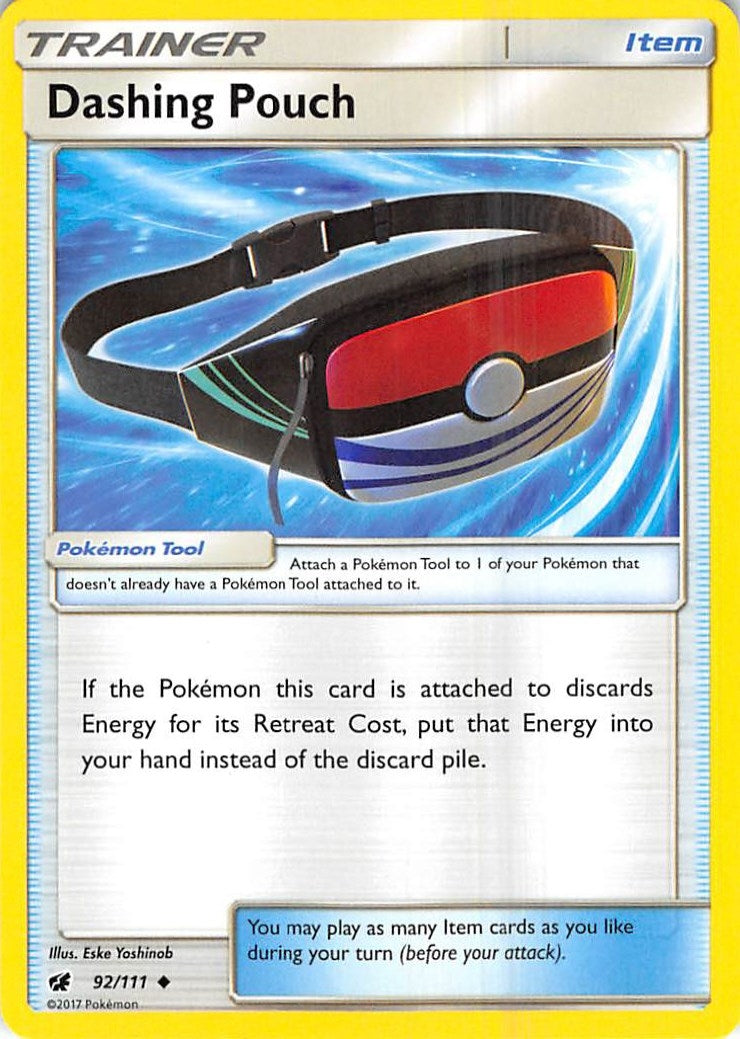Image for Dashing Pouch (92/111) (SM - Crimson Invasion) (SM04) - Pokemon