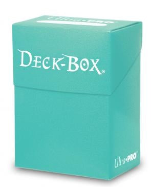 Image for Solid Color Deck Box - Aqua - Deck Boxes