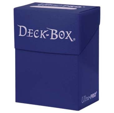 Image for Solid Color Deck Box - Blue - Deck Boxes