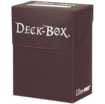 Image for Solid Color Deck Box - Brown - Deck Boxes
