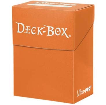 Image for Solid Color Deck Box - Orange - Deck Boxes