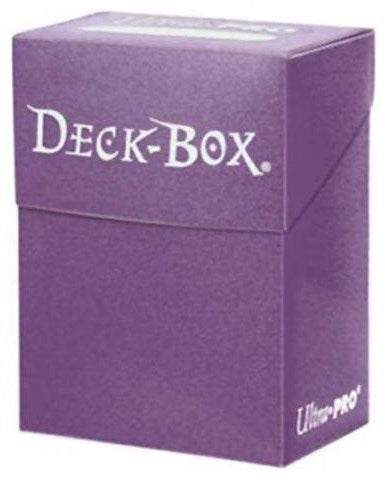 Image for Solid Color Deck Box - Purple - Deck Boxes