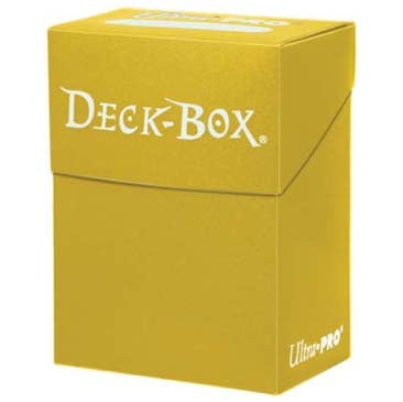 Image for Solid Color Deck Box - Yellow - Deck Boxes