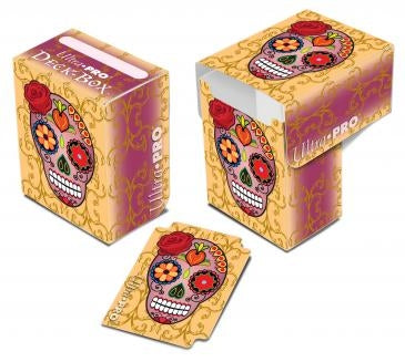 Image for Dia De Los Muertos Pink Skull Deck Box - Deck Boxes