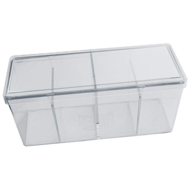 Image for Dragon Shield Storage Box with 4 compartments - Clear (Holds 200+) - Deck Boxes
