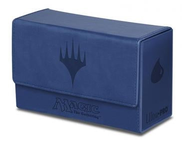 Image for Dual Flip Box - Blue Mana for Magic (Matte Finish) - Deck Boxes