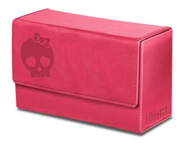 Image for Cutey Skull Dual Flip Box - Pink - Deck Boxes