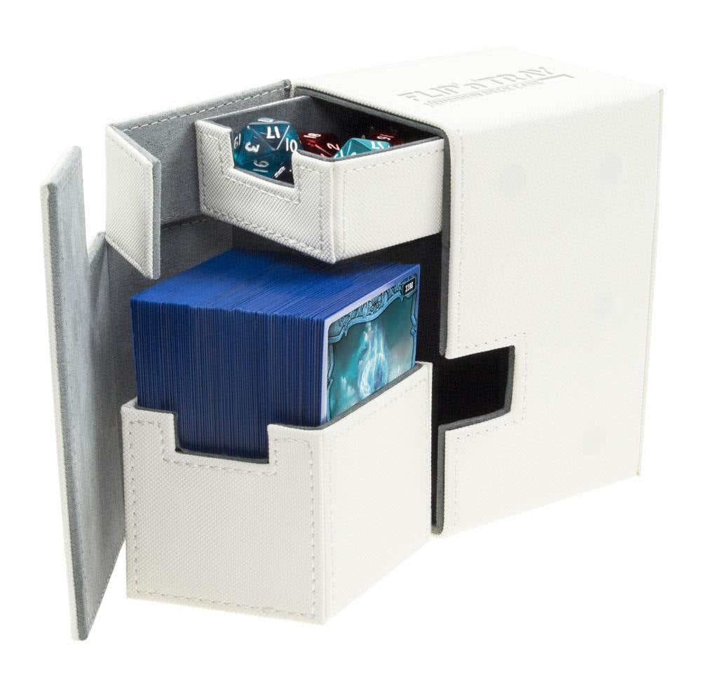Image for Flip 'n' Tray Deck Case XenoSkin - White (Holds 100+) - Deck Boxes