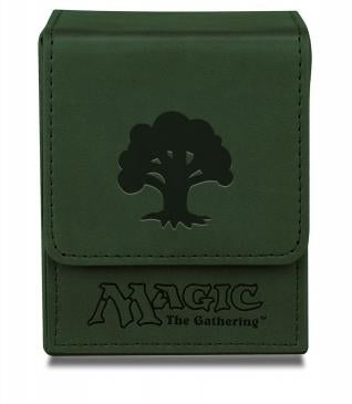 Image for Flip Box - Green Mana with Matte Finish - Deck Boxes