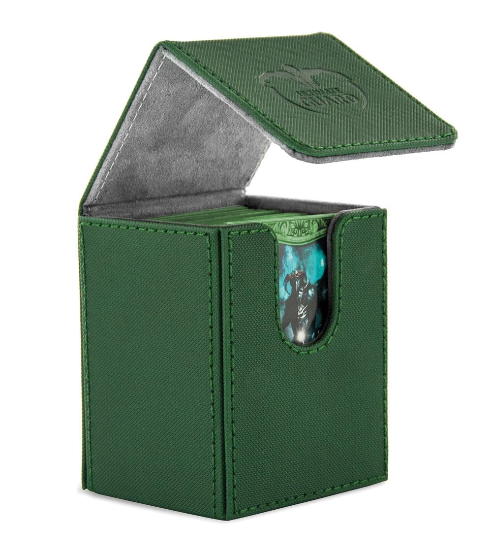 Image for Flip Deck Case - XenoSkin Green (Holds 100+) - Deck Boxes
