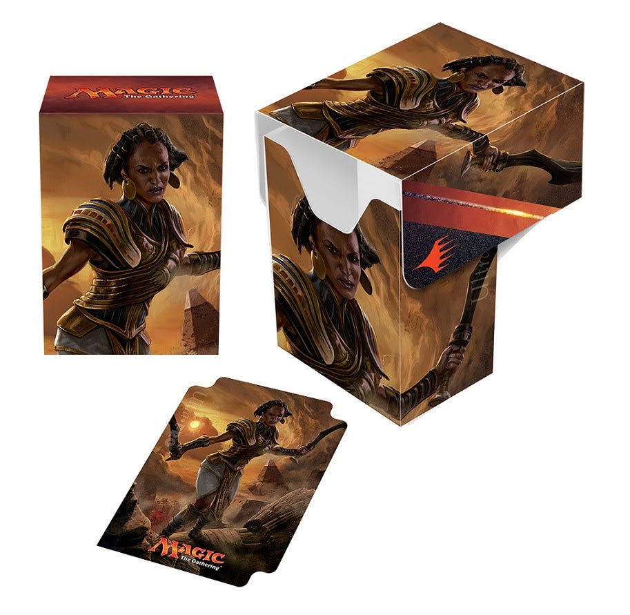 Image for Hour of Devastation Samut, the Tested Full-View Deck box for Magic (Holds 80) - Deck Boxes