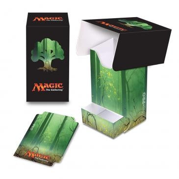 Image for Mana 5 - Forest Full-View Deck Box with Tray for Magic: The Gathering - Deck Boxes