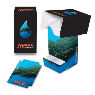Image for Mana 5 - Island Full-View Deck Box with Tray for Magic: The Gathering - Deck Boxes
