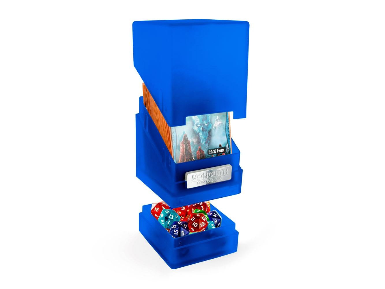 Image for Monolith Deck Case Jewel Edition - Sapphire (Holds 100+) - Deck Boxes