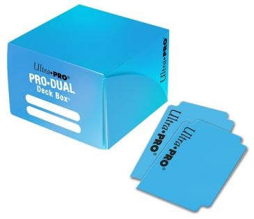 Image for PRO Dual Light Blue Deck Box (Standard) - Deck Boxes